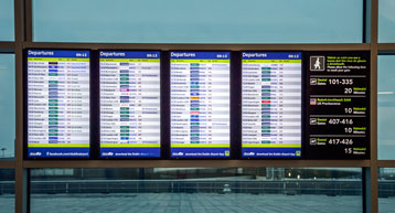 Flight Information Display Board