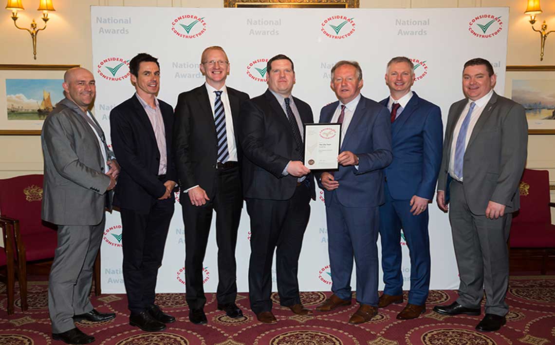 Roadbridge has won a Gold Award at the Considerate Constructors Scheme’s 2018
